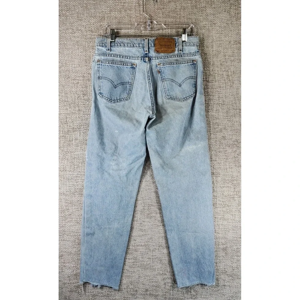 VTG Levis 550 Orange Tab Blue Jeans Mens 31‎ Relaxed Fit Tapered (31x28.5)